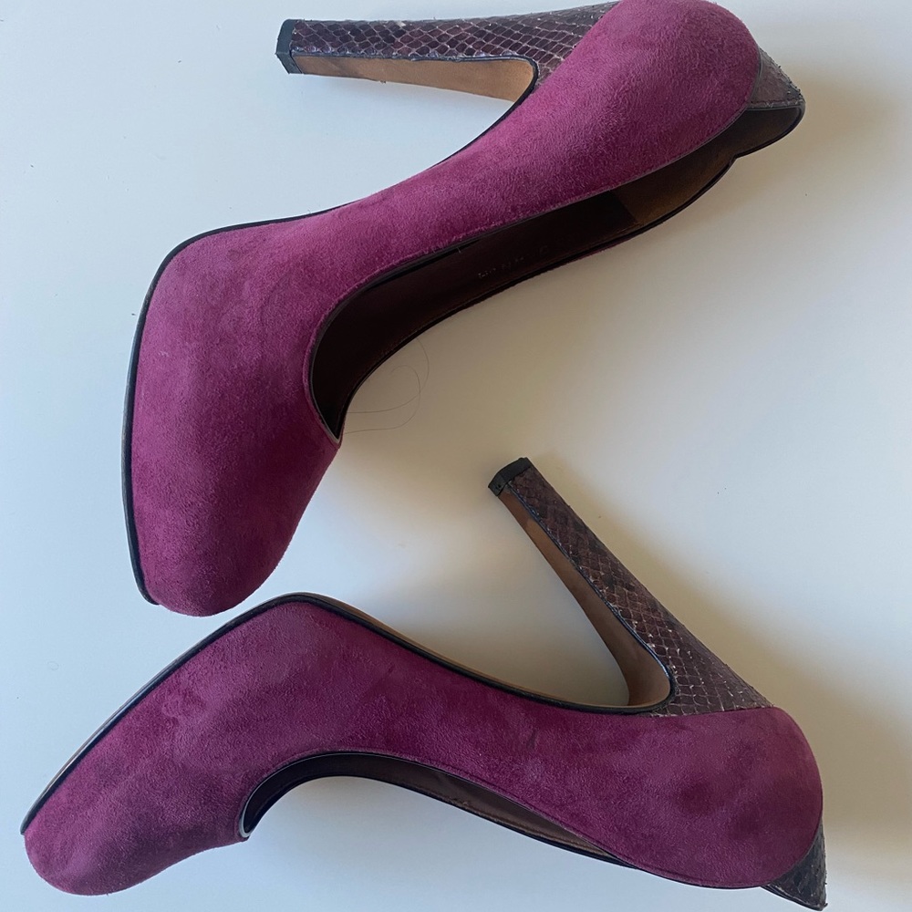 Donald Pliner ‘Dawn’ snakeskin pumps SZ 8M